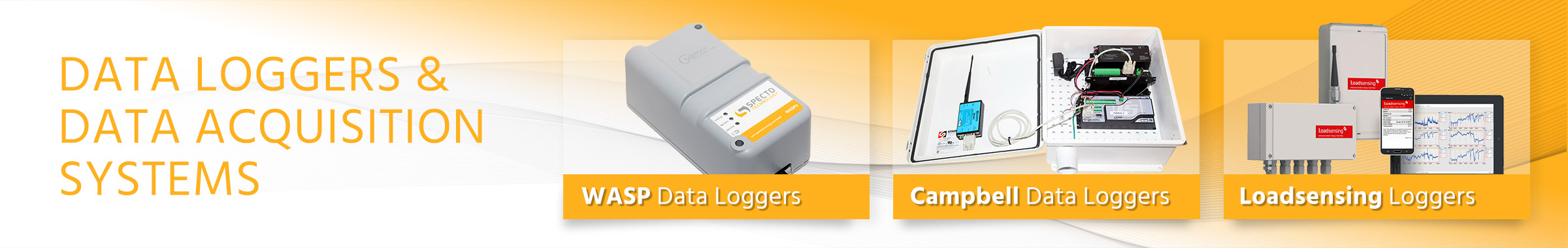 Data Loggers & Data Acquisition Systems - WASP, Campbell, Loadsensing