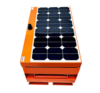 Solar Locker Enclosure - Protective Enclosure for Vibration Monitoring Equipment