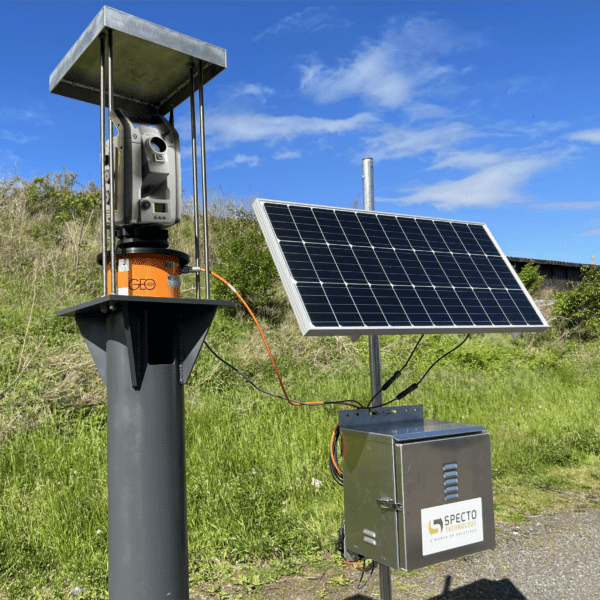 Solar Power Kit (Small size) for Trimble AMTSGNSS (150W, 12V, 100Ah)