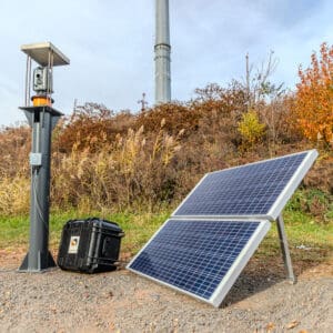 Solar Power Kit (Standard size) for Trimble AMTS w/ Settop M1 (300W, 12V, 200Ah, Ground mount)