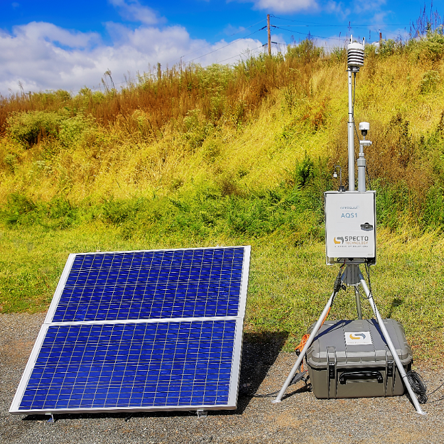 VOC-Dust-Monitor-with-Weather-Station-Noise-and-Solar-Power
