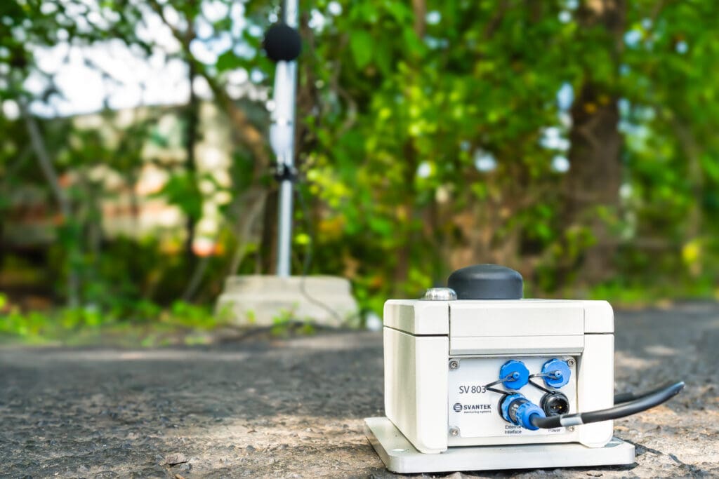 image of Svantek SV 803 vibration monitoring equipment