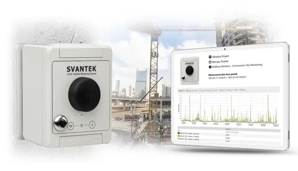 Svantek Vibration Monitoring Equipment